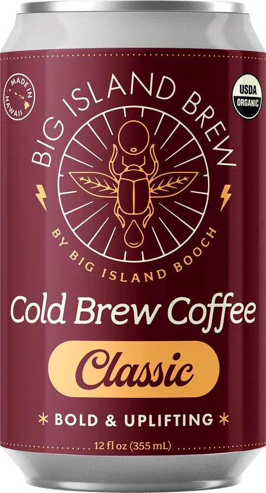 Big Island Brew Classic cold brew coffee can