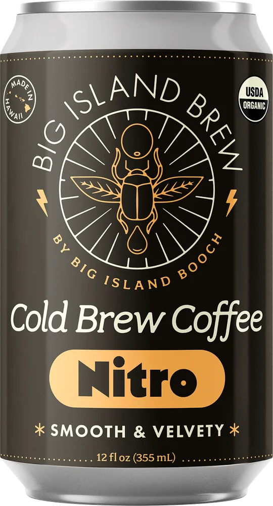 Big Island Brew Nitro cold brew coffee can