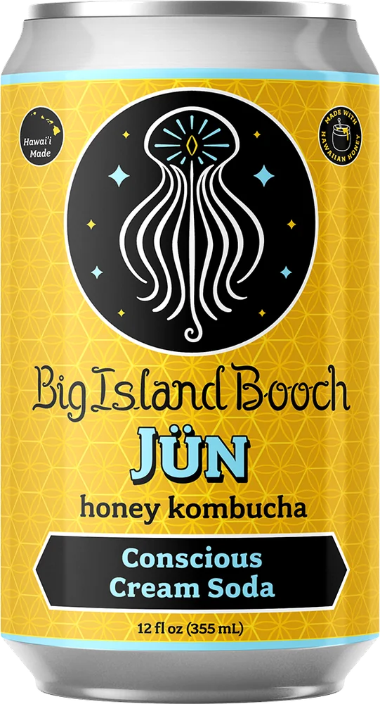 Big Island Booch Conscious Cream Soda Jün can